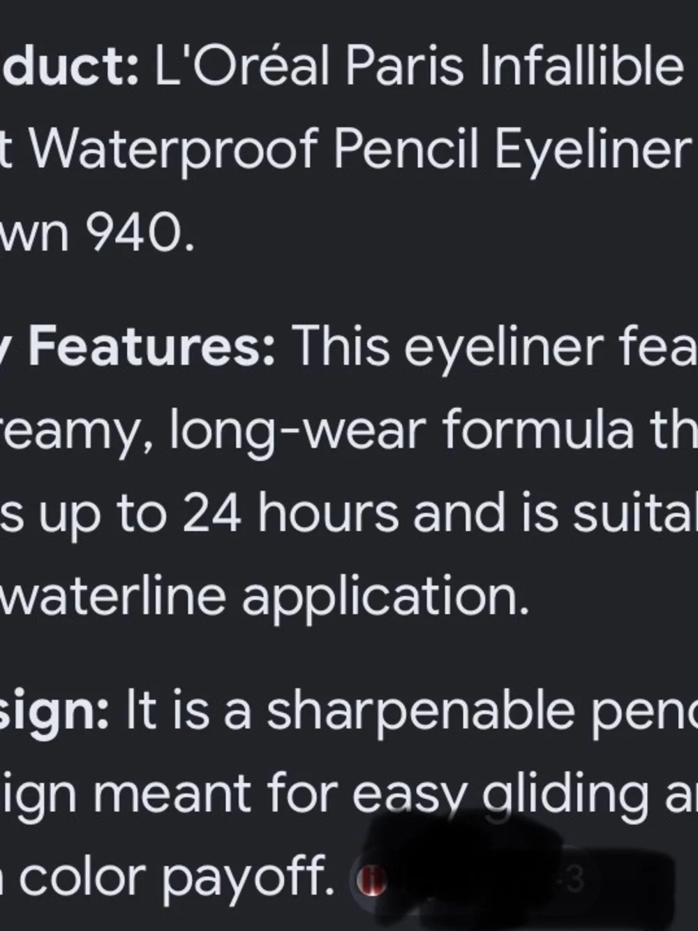 L'Oréal Infallible Pro-Last Waterproof Eye Pencil in Brown 940 - 2 pack